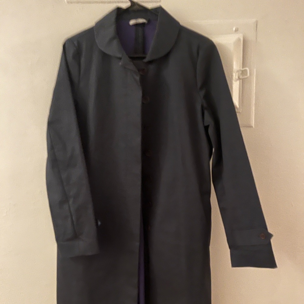 Dark Navy Blue Fred Perry/Richard Nicoll Coat
